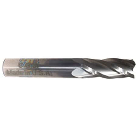 Cgs Tool 4Fl 30 Deg Sq End Mill 1/16"Dia 3/16"Loc 1-1/2"Oal W/Altin 140-0625-ALTiN